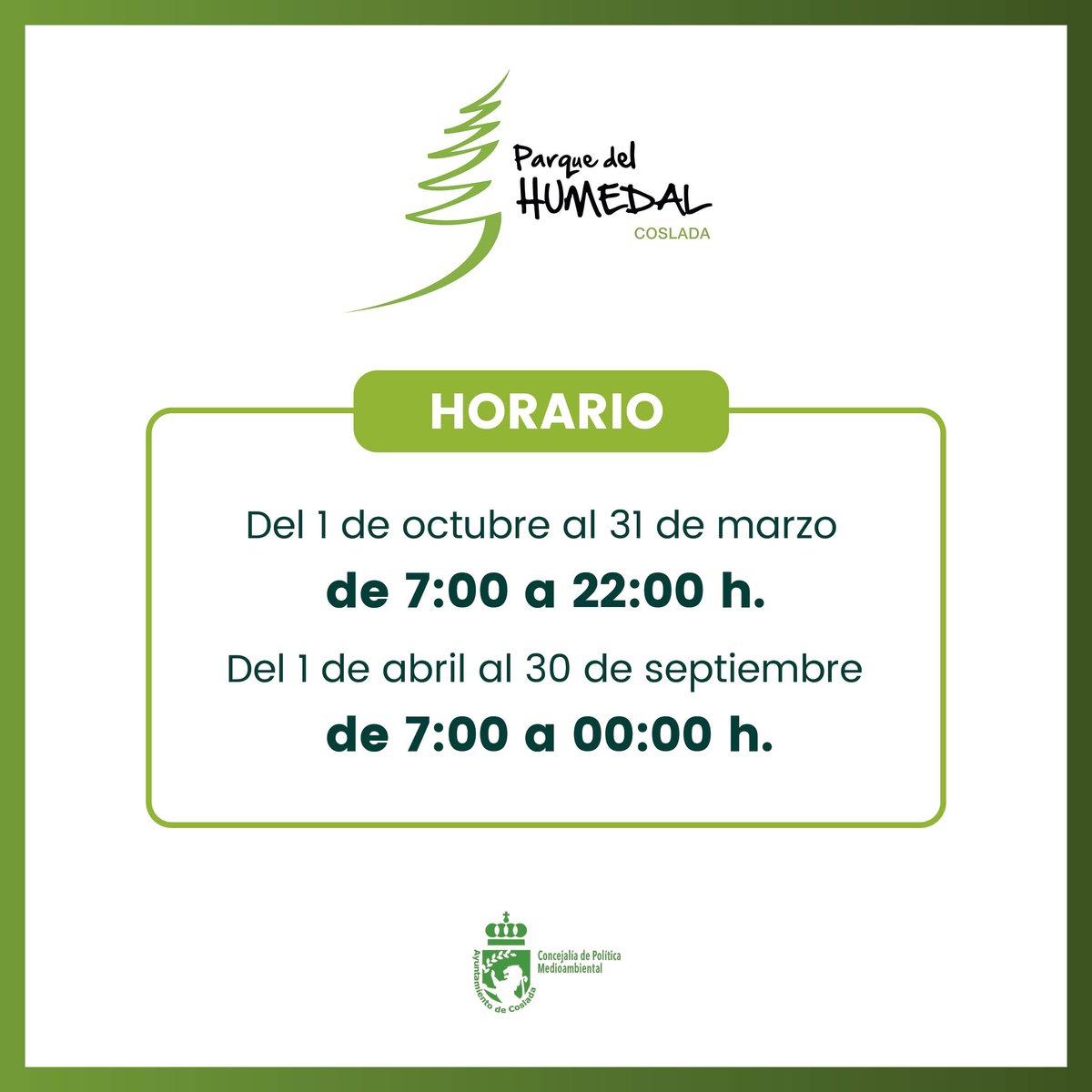 ⌚️🟢Parque del Humedal de Coslada.