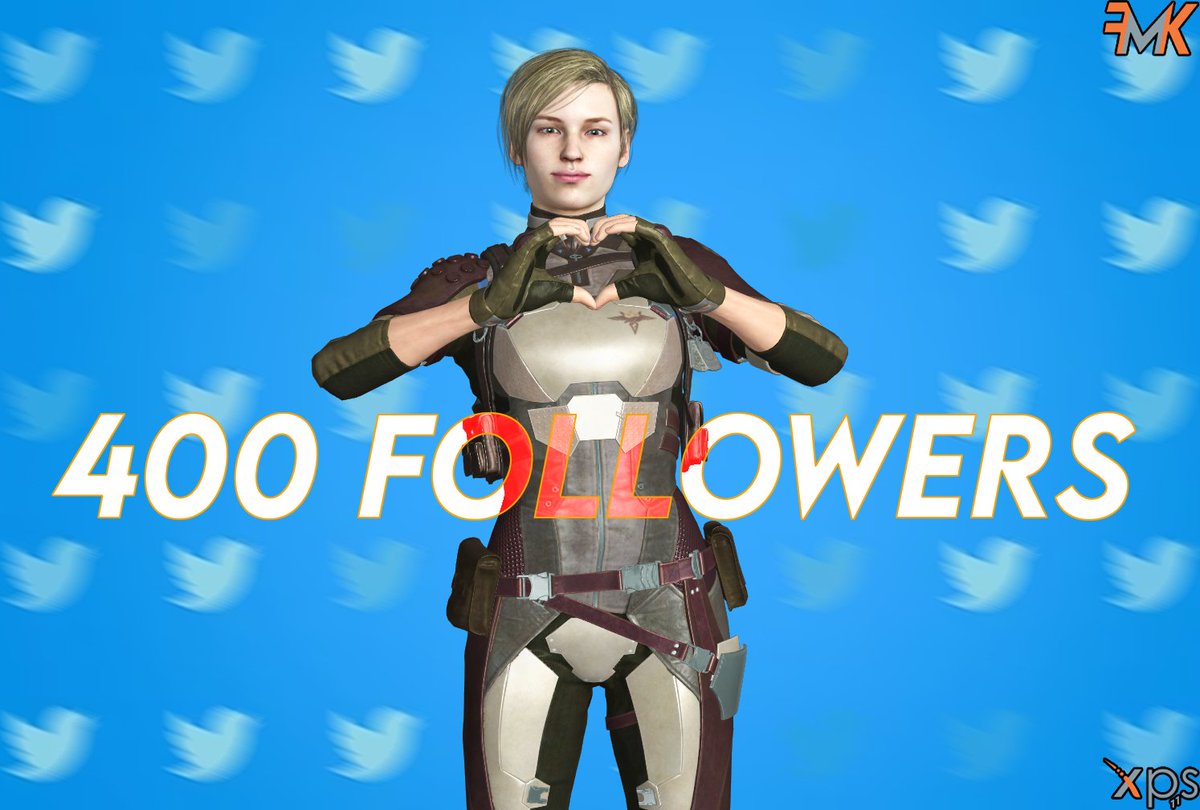 400 followers on Twitter! Thank you all for your support! Means a lot 🥹 please follow me if you haven't and help me keep growing 🫶🏻 love y'all. 
#cassiecage #Twitter #MortalKombat #MortalKombat11 #MortalKombat1 @FlavioLuccisano