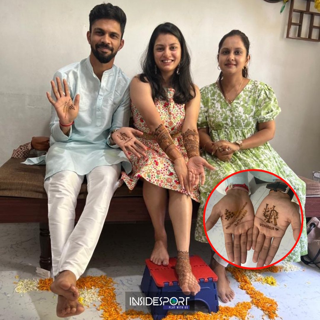 Ruturaj Gaikwad and Utkarsha Pawar's Mehandi Ceremony ❤️

#Cricket #IPL2023  #RuturajGaikwad #UtkarshaPawar #InsideSport