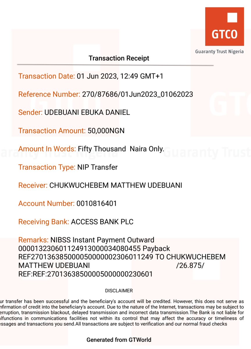 callmeairdew's tweet photo. @gtbank  @gtbank_help @gtb I sent this money to my brother he didn't receive it yet I was debited do something about it https://t.co/HWkYntwBUQ