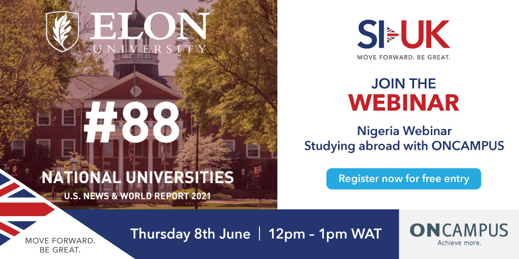 Join a FREE webinar with ONCAMPUS on June 8th, 12-1pm WAT.

ONCAMPUS Boston has progression partners including Elon University, Illinois Tech, and California College of the Arts.

Find out more: tinyurl.com/5ctt7xh4

#ONCAMPUS