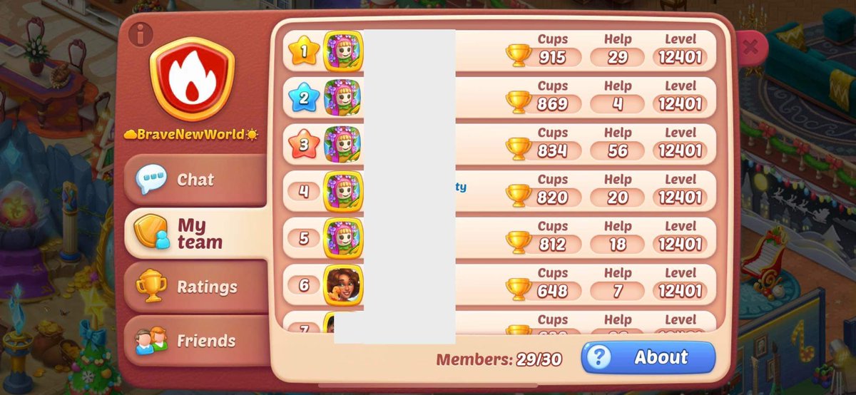 LiaDelVentoBNW's tweet image. #homescapes We need champions WITH CUPS🏆🏆🏆
Search team ☁️BraveNewWorld☀️
ID: EZ5QPP
We are on the top of national and world rankings‼️ #playrix #mobilegame #MobileGame #mobilegames #homescapesgame #austinthebutler #mobilegaming #teamtournament #biden #bidenfall #bidenfalls