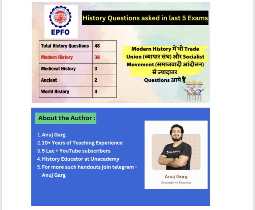 rahul_agc's tweet photo. 48+ Questions has been asked in last 5 exams of EPFO, PDF covers all questions with detailed solutions 

For PDF visit telegram channel - https://t.co/7whaF7JpC4

#upsc #upsc2023 #upsctoppers #upscresults #upscepfo #UPSCPrelims2023 https://t.co/L9CVYo71UA