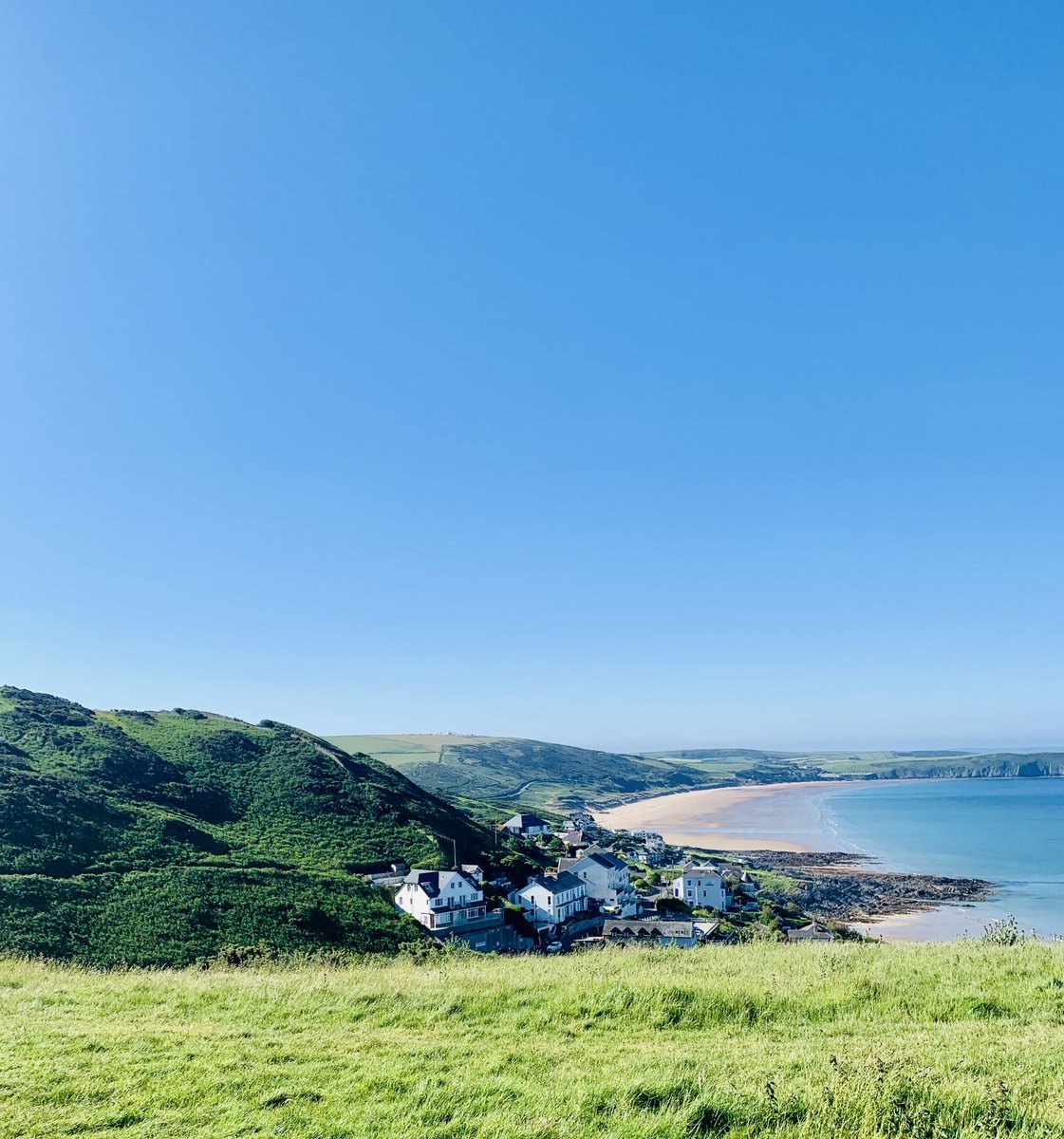 Day 154. Home. So darned lucky. What a Whitsun week it’s been. #Mortehoe #Woolacombe #LoveDevon
#NorthDevon #SouthWest #SaltPath