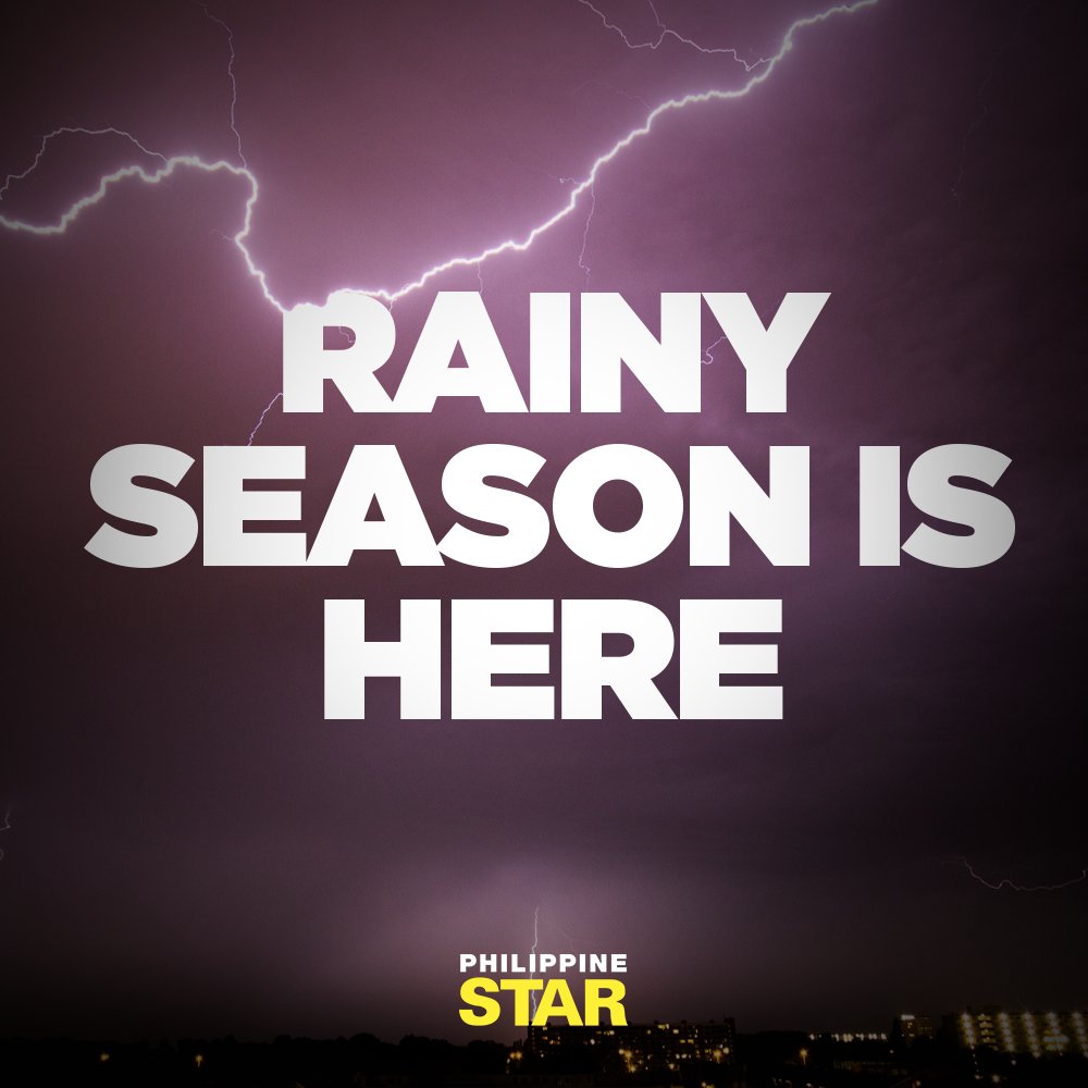 DRY SEASON IS OVER! 🌧️

PAGASA declares the onset of the rainy season on Friday.