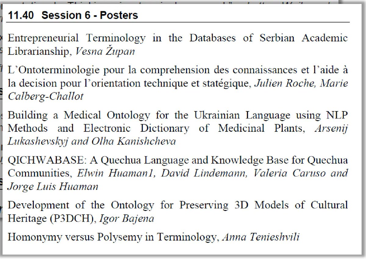 It's today! Presentation of my poster about current status of work on development of the Ontology for Preserving 3D Models of Cultural Heritage (P3DCH) during #TOTh2023 conference!