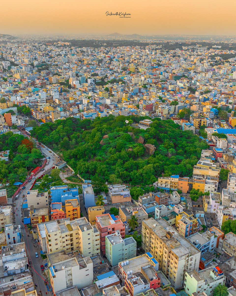 The green soul of the concrete jungle. Location: Ramnagar, Hyderabad. @HiHyderabad @swachhhyd @Hyderabad1st @KTRBRS @DJIGlobal @HIPAae @NatGeoIndia