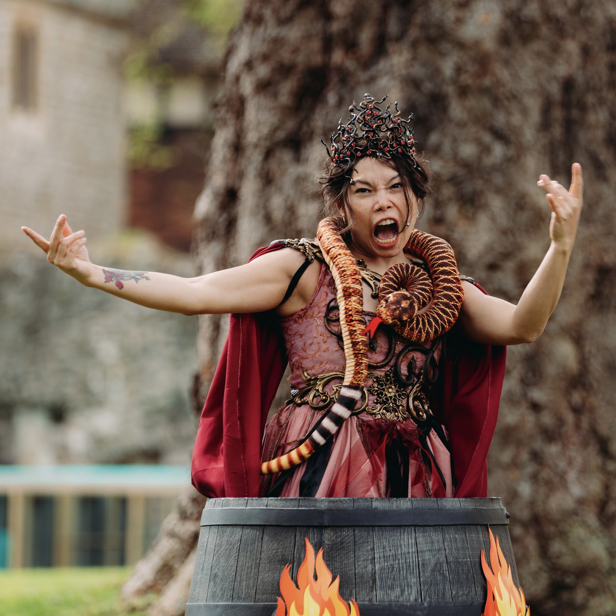 Hell summons Confusion ….

Can Monarchy be Restored? 
The actors are rehearsing a play for the coronation of Charles II …… will all go to plan?
@TowerOfLondon @HRP_palaces 
ow.ly/o32450OCH0i
#restoration #charlesii #halftermfun #letsdolondon #family
