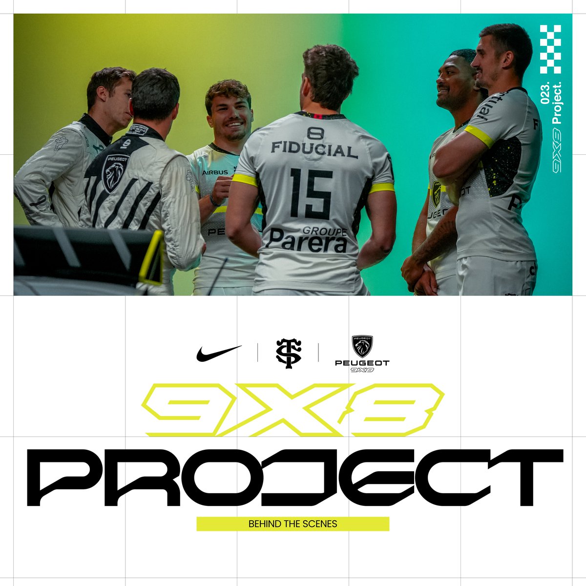 StadeToulousain's tweet photo. Le #9X8Project c'est aussi l'échange entre joueurs et pilotes 😄
@PeugeotFR 🤝