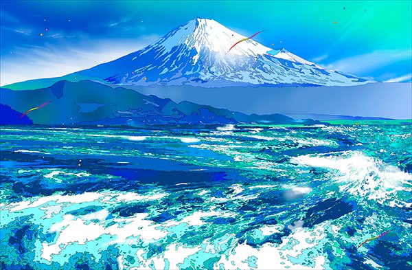 「landscape ocean」 illustration images(Latest)