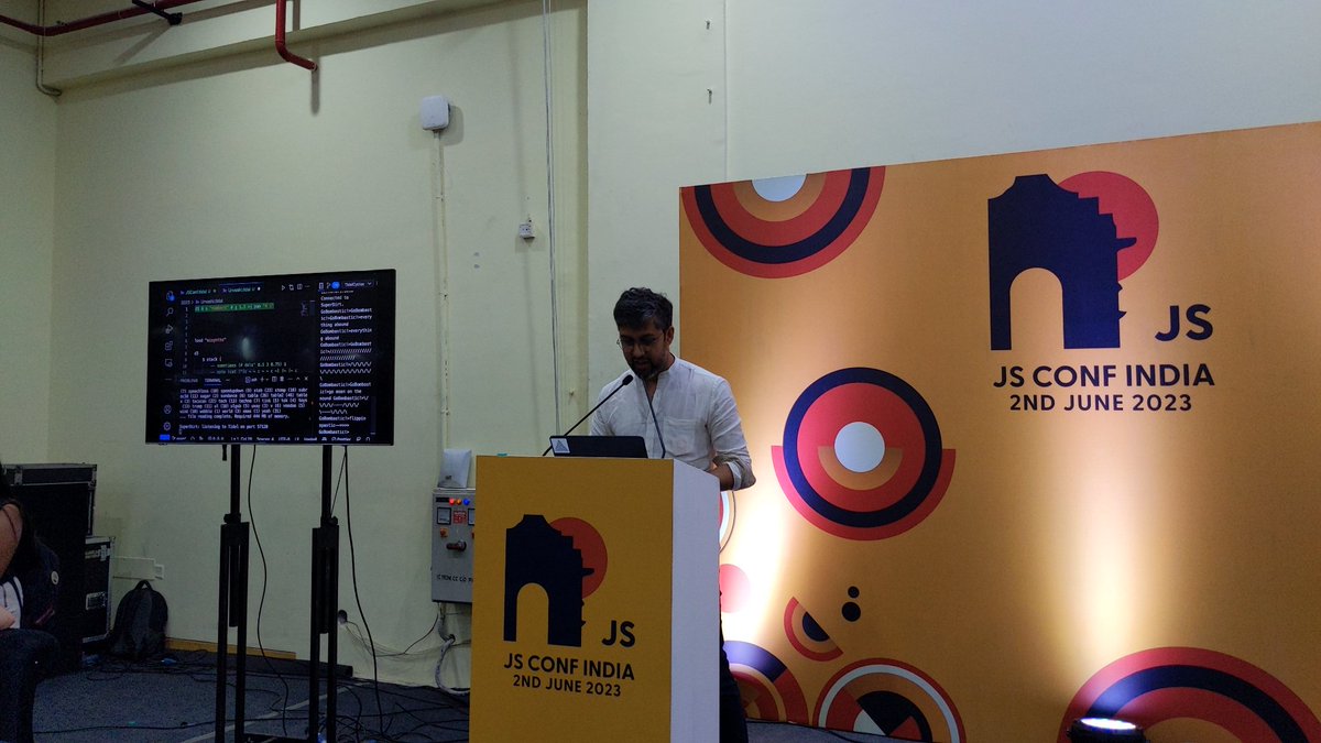Anand Chitipothu (@anandology) on Twitter photo Live coding music by <a href="/khoparzi/">Abhinay Khoparzi - Creative Technologist at large</a> using Tidal cycles at <a href="/jsconf_india/">JSConf India</a>. Live coding music by <a href="/khoparzi/">Abhinay Khoparzi - Creative Technologist at large</a> using Tidal cycles at <a href="/jsconf_india/">JSConf India</a>.