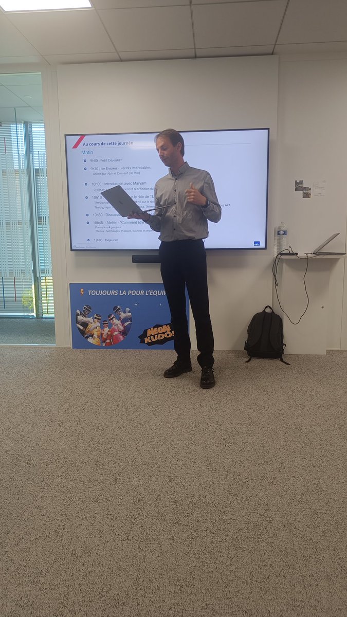 Le rôle du Tech leader chez <a href="/AXAFrance/">AXA France</a>, et comment être impactant sur la technologie, les pratiques, le business et les personnes.
On en a discuté hier avec les TLs de la guilde de dev qui portent l'expertise API, intégration et moteur de règle métier.