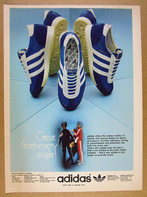 Vintage adidas advert Great from every angle ..... 👌