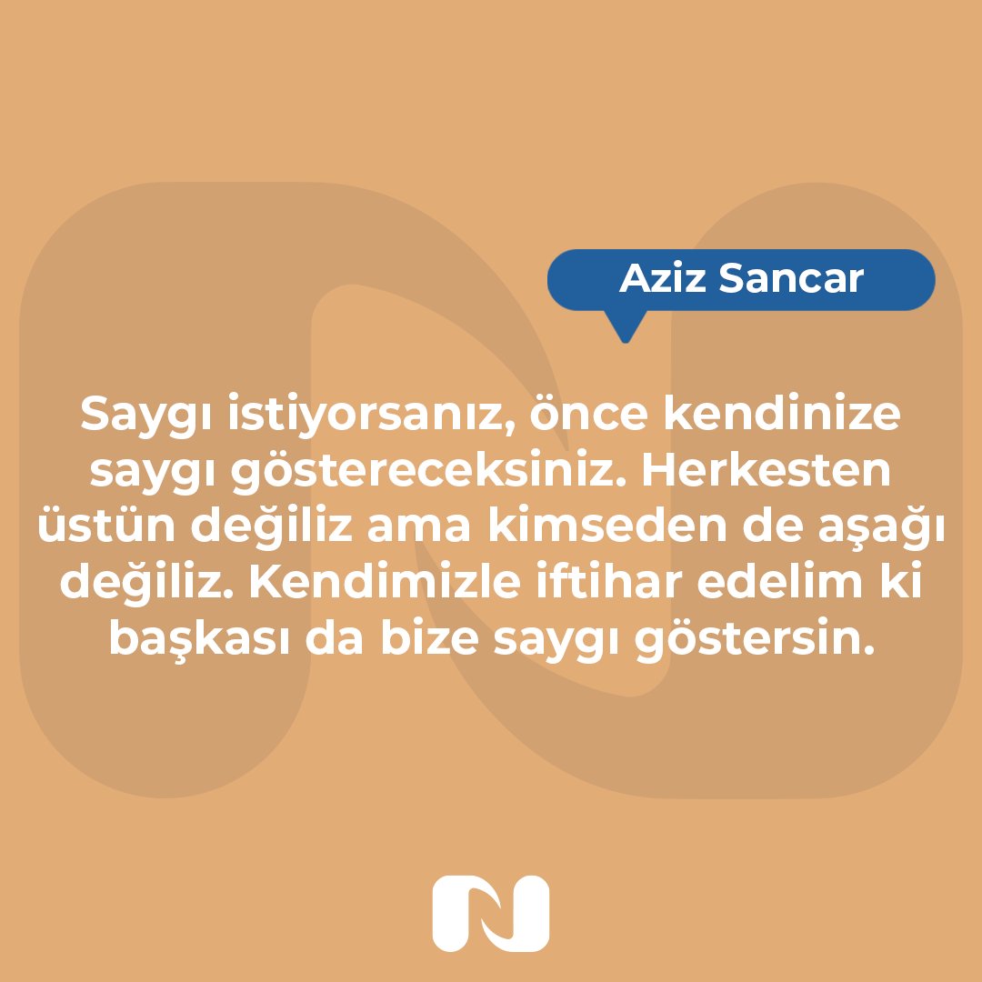 Başarılı bir bilim insanında üç temel özelliğin bulunması gerektiğine inanıyorum: bilgiye dayalı yaratıcılık, delice çalışmak ve başarısızlık karşısında pes etmemek.

#tuvao #AzizSancar #başarı #motivasyon #kişiselgelişim #bilim #nobel