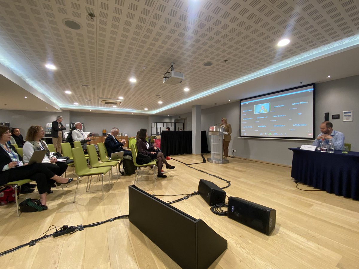MagdiBirtha's tweet photo. @katarinaik, Director @EU_Social is opening the expert meeting of the European Disability Expertise (EDE) in Brussels to discuss #research results on #independentliving, #employment and #quality assurance of #socialservices for persons with #disabilities. https://t.co/sSJJT2xTM7