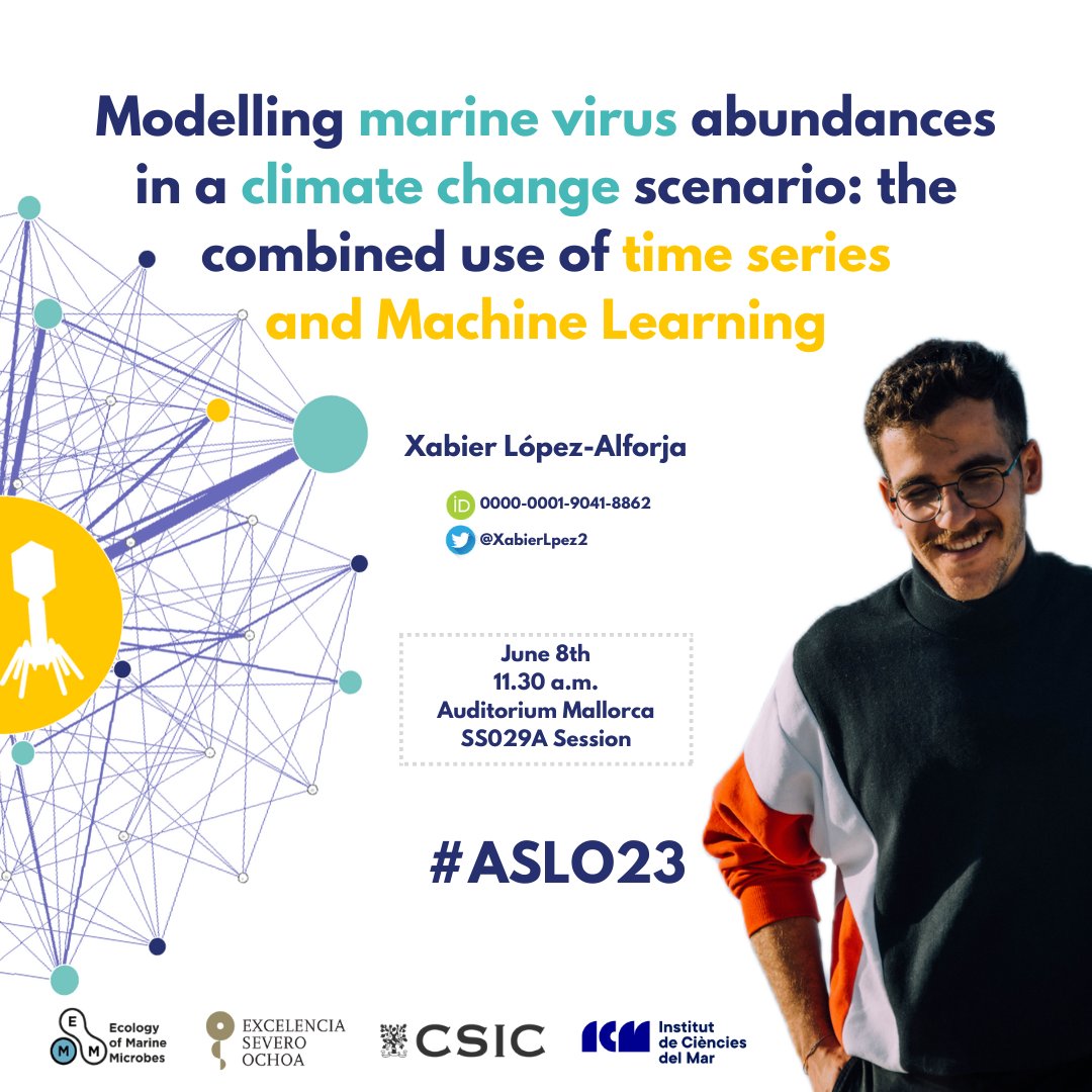 See you all soon at the #ASLO23. So excited to be presenting my Artifial Neural Networks (ANN) models for marine virus in a coastal system. 

#MachineLearning #ANN #Viruses #ClimateChange @aslo_org