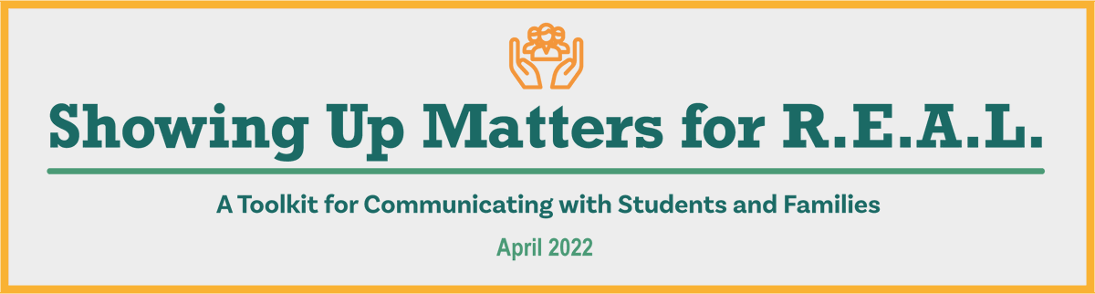 Quick tip: 
Use messaging in the Showing Up Matters for R.E.A.L. toolkit to remind families that summer is an opportunity to keep students in the routine of showing up every day, connect with their community & access resources this summer!

tinyurl.com/rctvwujr
#SchoolEveryDay