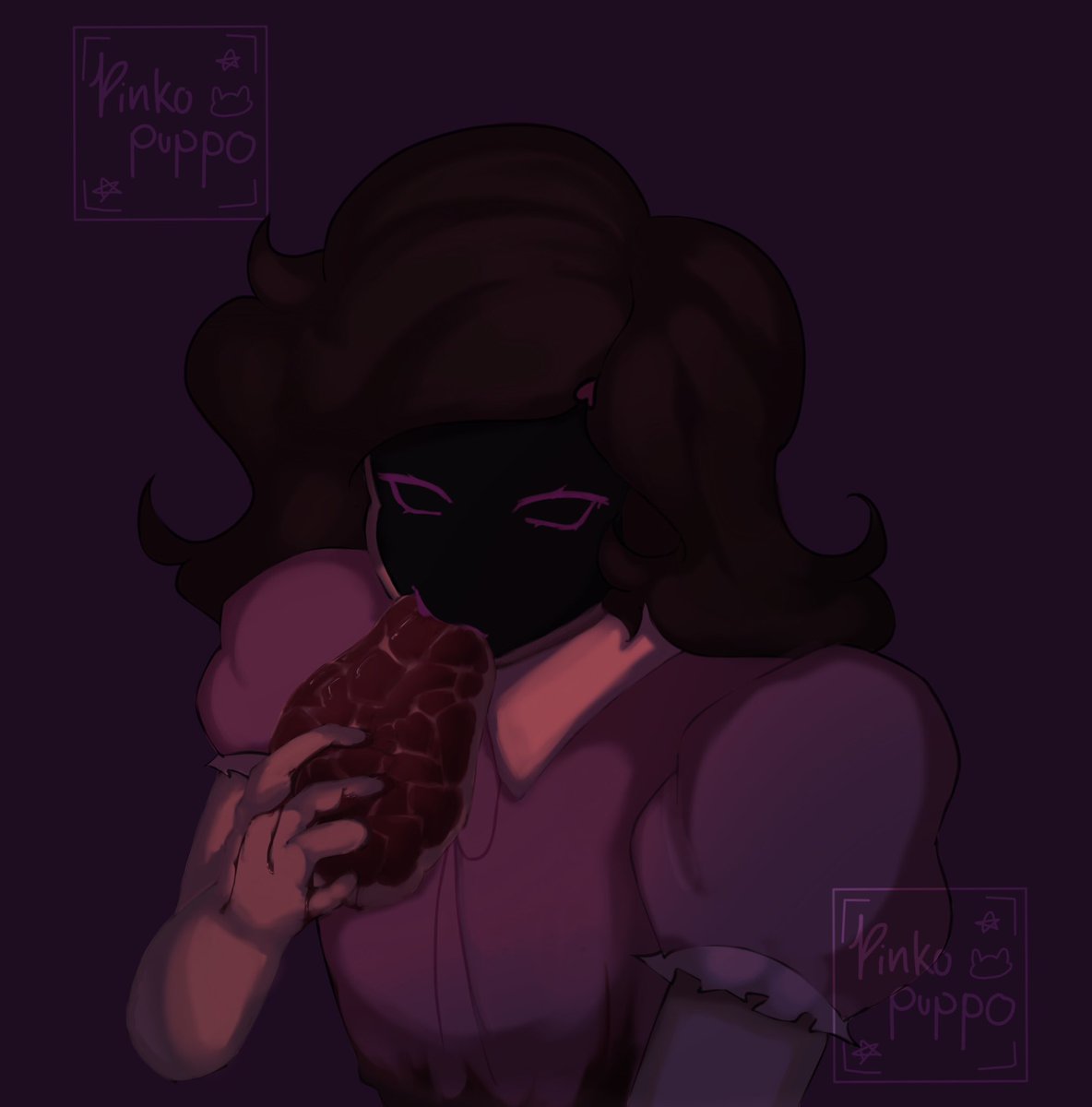 didn't post this but here it is! Bonnie, eatin!

cw for the meat and blood