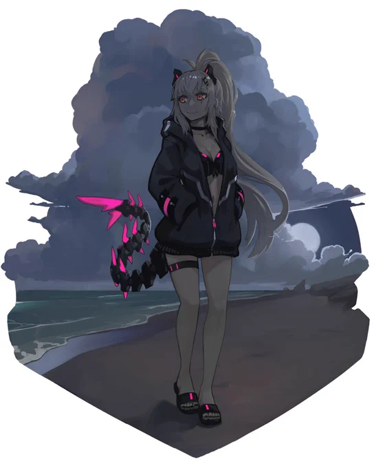 #illustruei draw~  No particular reason. Beach ver.