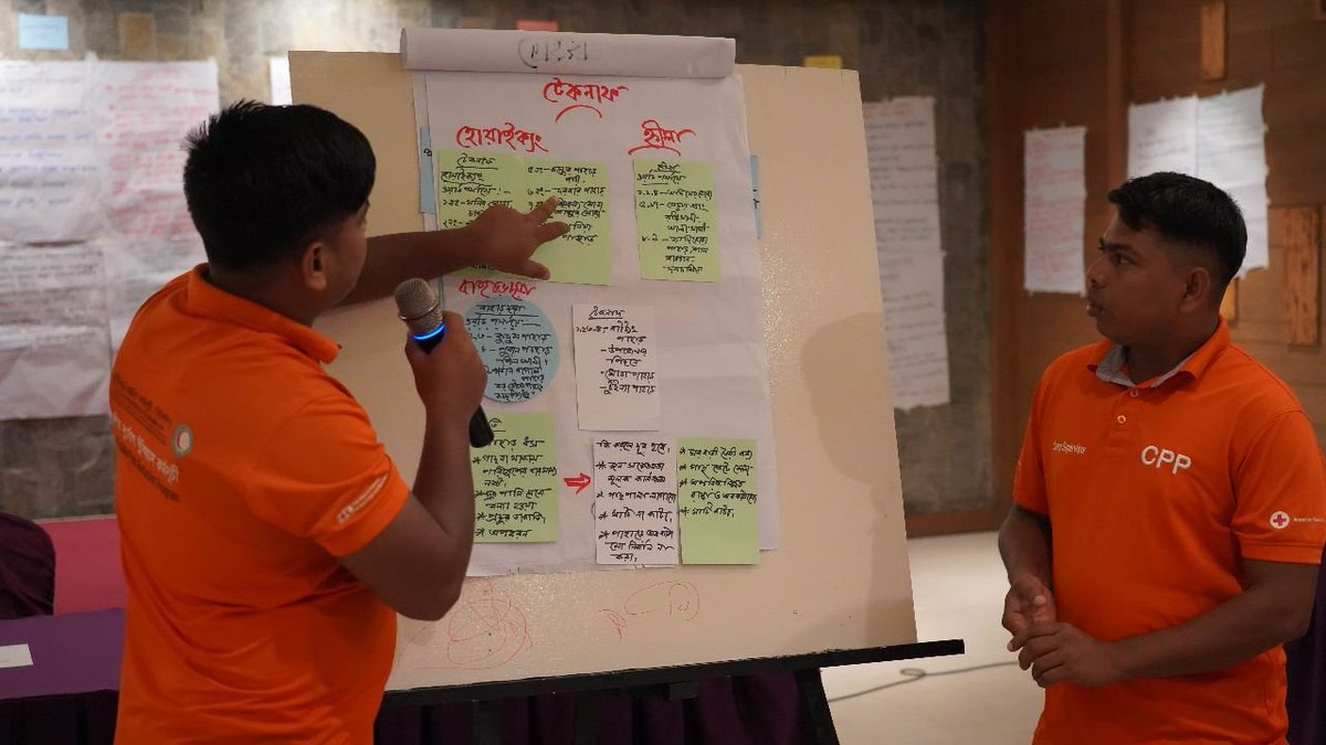 Document Lesson Learn (LL) & translate those into feasible actions help to improve the standard of effort. 

@BDRCS1 #CPP @ifrc with @UNDP_BD kicked-off a series of events focusing #CycloneMocha, where CPP volunteers met to discuss LL in #CoxsBazar.

@IFRCAsiaPacific @StatePRM