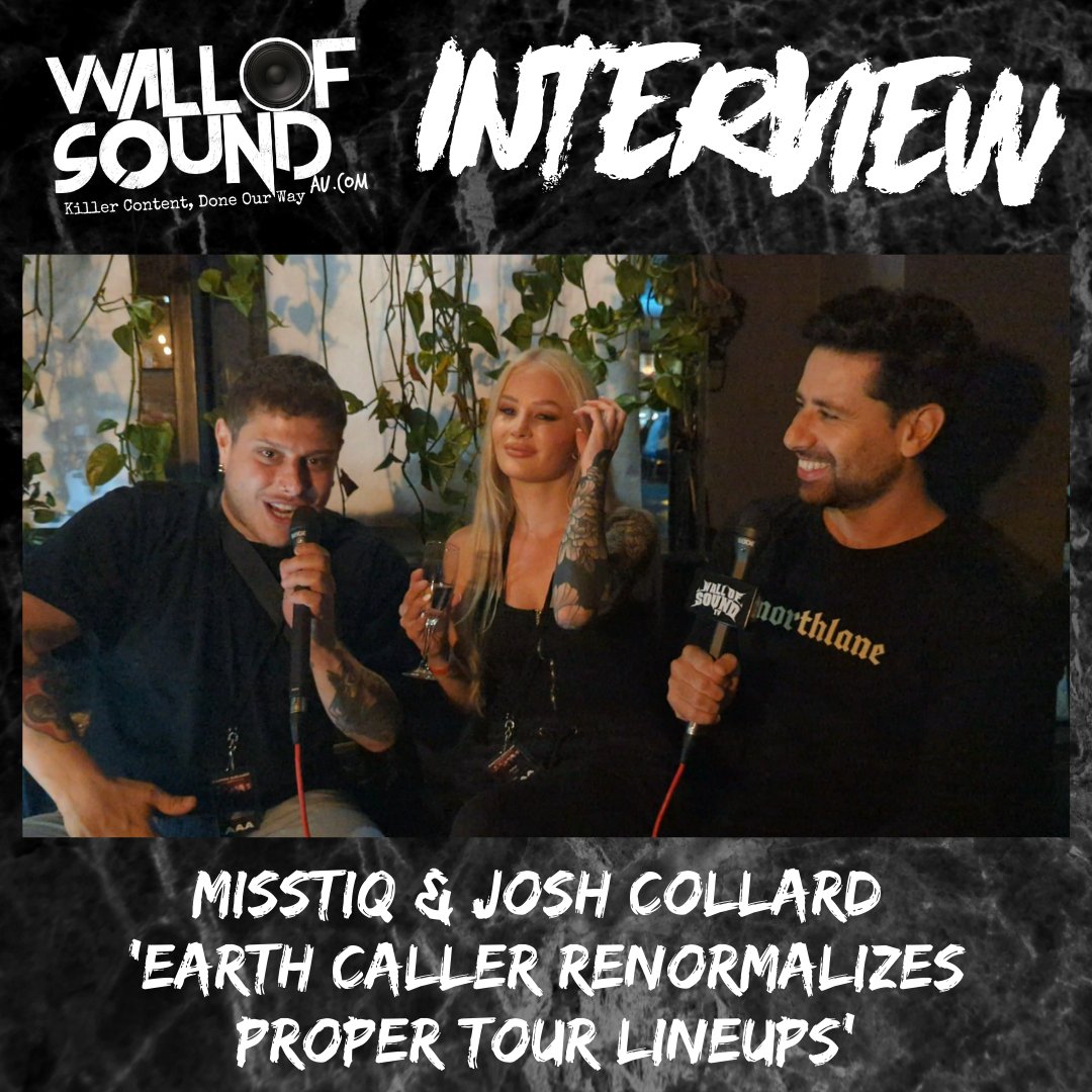 We had a beer with <a href="/Josh_DTD/">Josh Collard</a> and <a href="/misstiq_wav/">Misstiq</a> from <a href="/Earth_Caller/">Earth Caller</a> recently on their massive Aussie tour. Find out why Misstiq joined this band after turning down other offers. 

wallofsoundau.com/2023/06/02/mis…