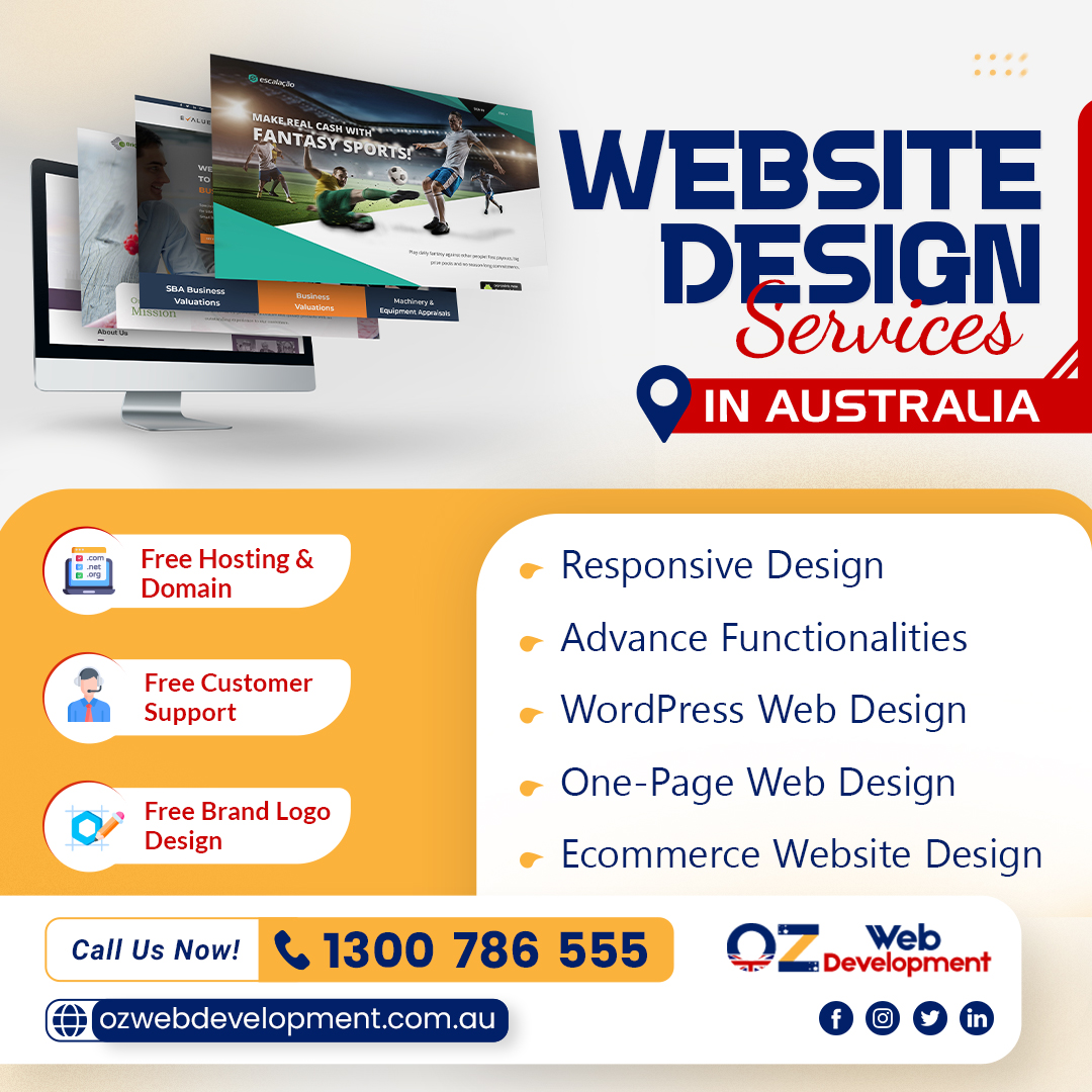 ozwebdev's tweet image. Web design Design Services in Australia. Hire our professional website design and developers.
Visit Website: 📷 bit.ly/3N6dZ68
Contact Us: 📷 1300 786 555
#ozwebdevelopment #WebDesign #webdesignservices #webdevelopment #webdevelopmentservices