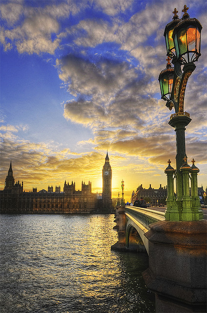 Sunset, Thames River, London, England #Sunset #ThamesRiver #London #England royelliott.com