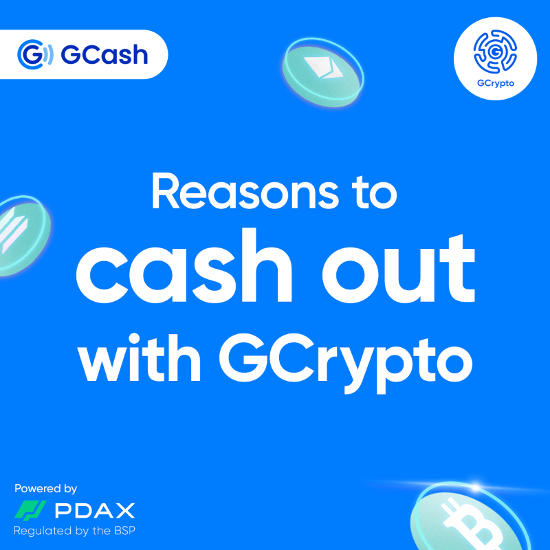 gcashofficial's tweet photo. Trade on just one secure platform! Use GCrypto to sell your assets in just a few taps and withdraw them directly to your GCash wallet! #GCryptoTheEasyCrypto🚀