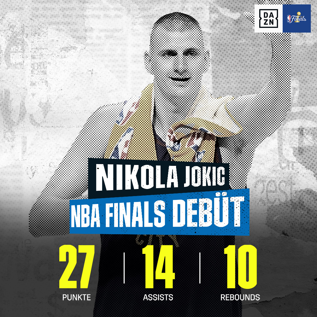 Jokic Masterclass in Game 1 🥇 #Time2Rise #NBAFinals