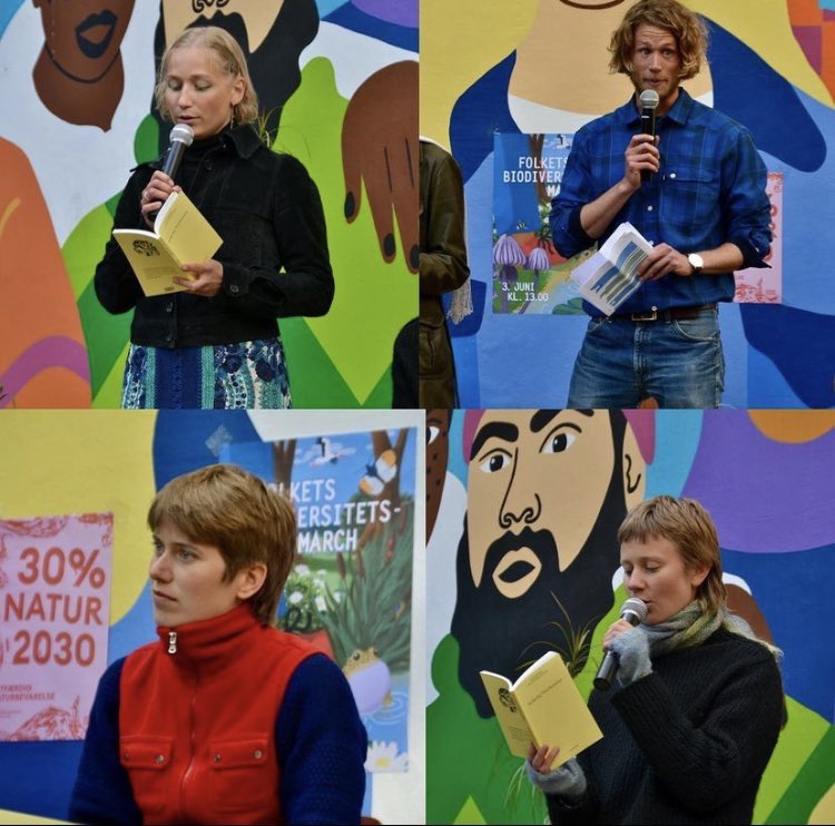 klimamarchen's tweet photo. @DenGroenneUng læser op af deres nyudgivet manifest “Retfærdig Naturbevarelse” til marchen i morgen https://t.co/JCaVEkm2MR
