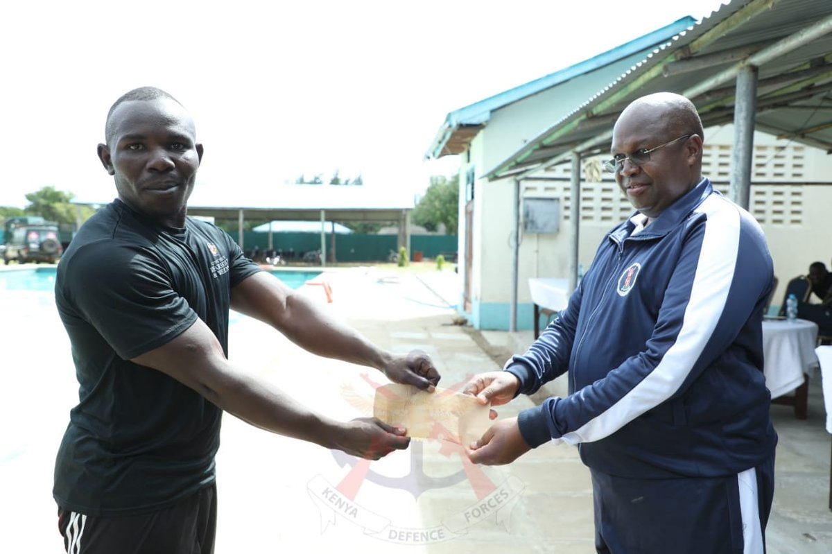 Troops from the Kenya Navy stationed at Manda Base, Lamu County partook in cycling and swimming competitions organized by the Manda Base. bit.ly/3ISa5LR