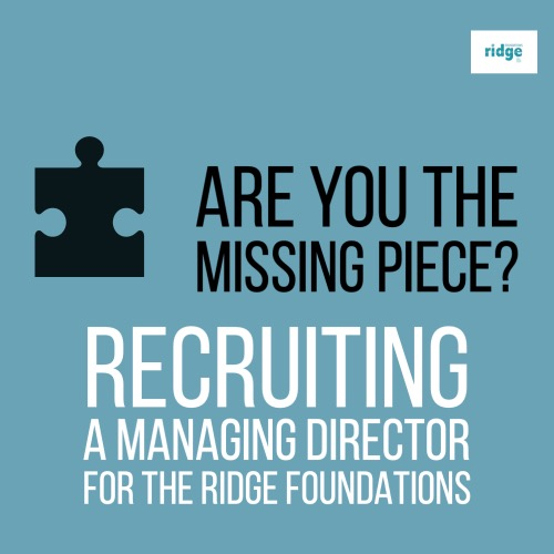 We are recruiting for a new Managing Director for The Ridge Foundations CIC, our construction company. A fantastic opportunity for the right person to get involved in helping to deliver training and apprenticeships locally.
For more info and how to apply.
the-ridge.org.uk/top-job-news/