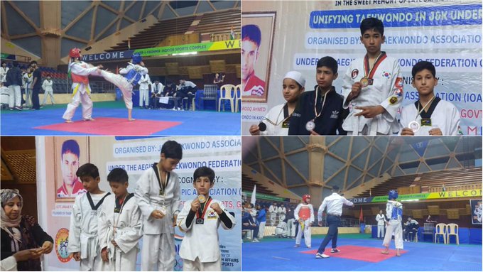 Students of AGS, Margund brought laurels for the school by winning 08 medals (Gold-2, Silver-3 & Bronze-3) in Farooq Memorial Taekwondo Championship held at Srinagar.
@official_dgar
@Mesmer_Manasban #TaekwondoChampionship #futureofkashmir #Kashmirdiaries #oriele