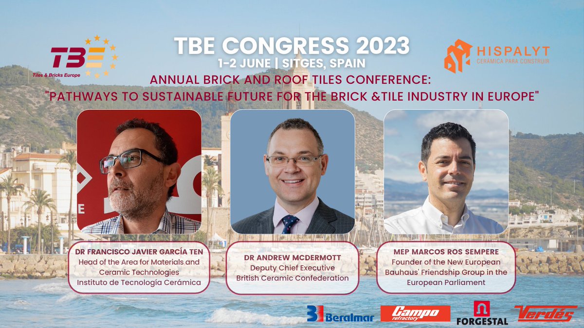 CerameUnie's tweet photo. TBE President, Miroslaw Jaroszewicz welcomes TBE Members to the Annual Conference, stressing the importance of the EU Bricks and Tiles industry, for a sustainable future. https://t.co/JPzRNjF12c