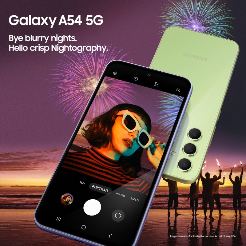 SamsungMobileTz's tweet photo. Relive your vibrant nights with Awesome #Nightography. #GalaxyA54 5G captures vivid photos with the advanced image sensor.