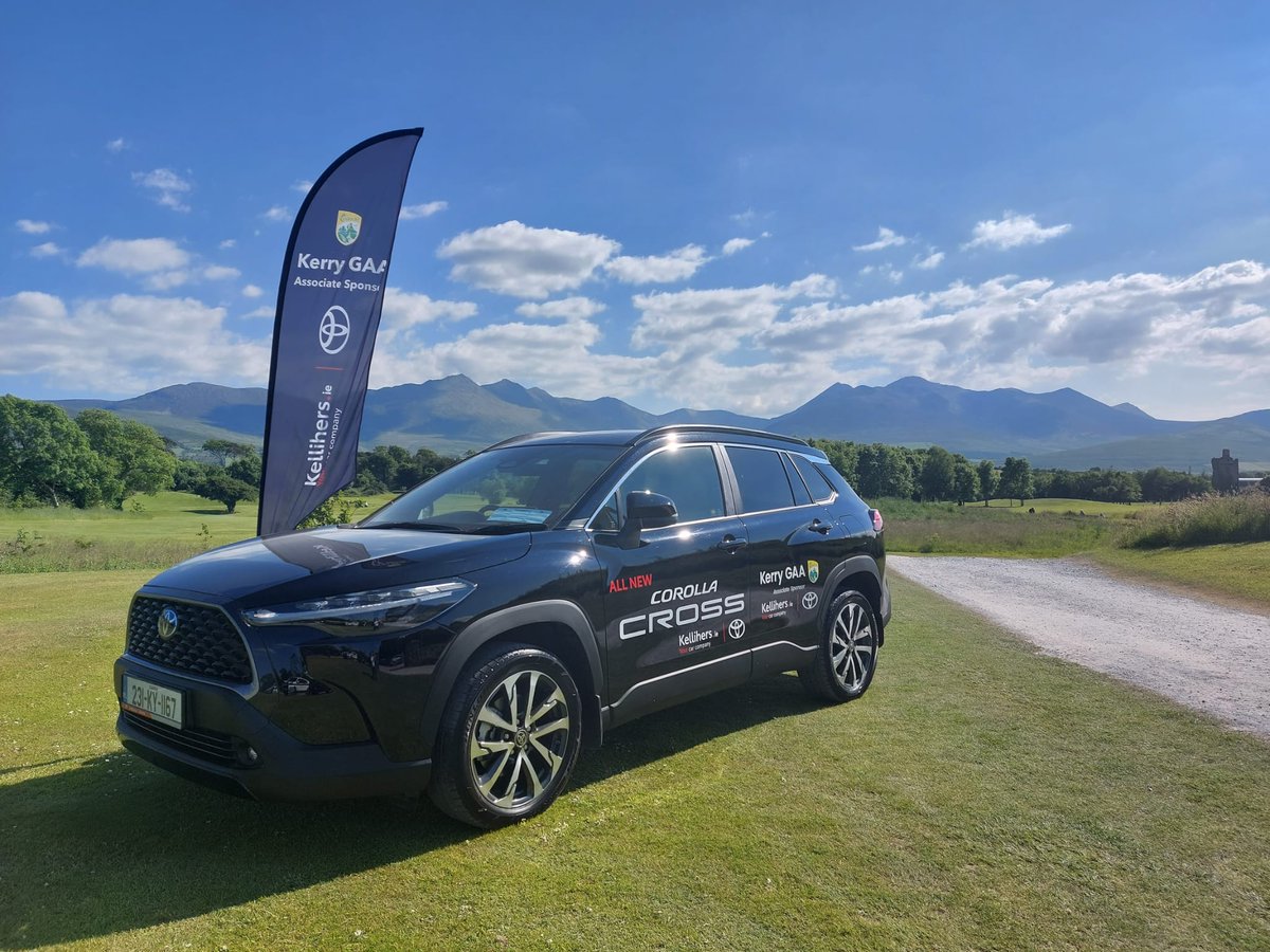 Kellihers Garage (@kellihersgarage) on Twitter photo Toyota reaching new heights in the Kingdom. Kellihers wishing all teams participating in the <a href="/Kerry_Official/">Kerry GAA</a> annual golf outing here in Beaufort all the best..... and mind the cars!! Toyota reaching new heights in the Kingdom. Kellihers wishing all teams participating in the <a href="/Kerry_Official/">Kerry GAA</a> annual golf outing here in Beaufort all the best..... and mind the cars!!