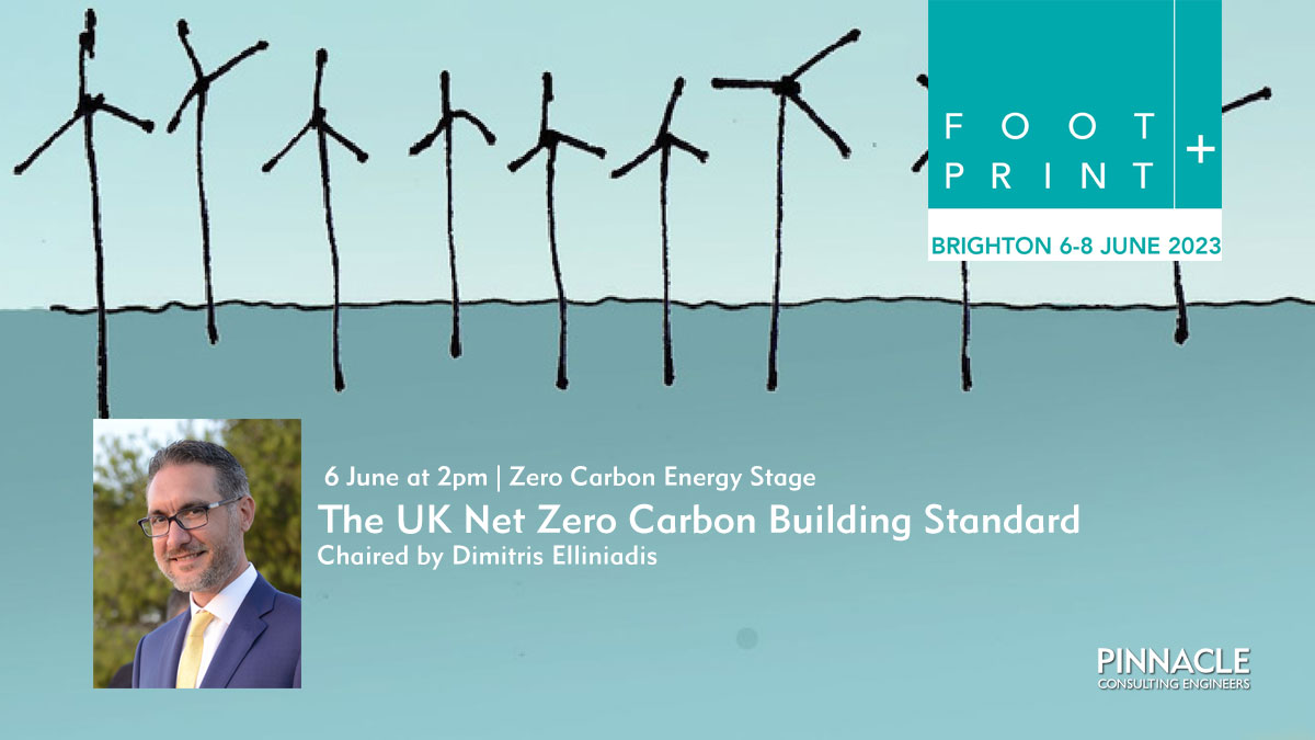 If you're visiting next week's FOOTPRINT+ conference in Brighton, don't forget to attend the UK Net Zero Carbon Building Standard keynote, chaired by our sustainability team lead, Dimitris Elliniadis, on Tuesday 6 June at 2pm. #NetZeroFromStageZero #embodiedcarbon #sustainability