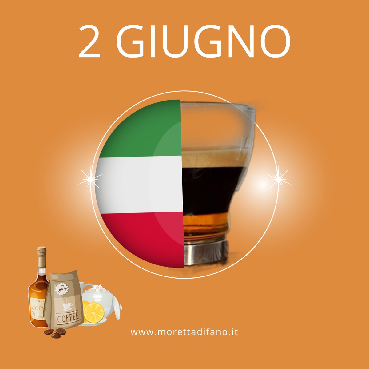 3 colori, 3 strati, 3 ingredienti: Moretta, caffè e la scorza di limone per sentirsi a casa.

Buon 2 Giugno.
morettadifano.it/shop/ 

#MorettadiFano #morettaFanese #Fano