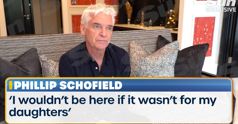 TalkTV's tweet photo. Should there be more caution for Phillip Schofield's mental health?