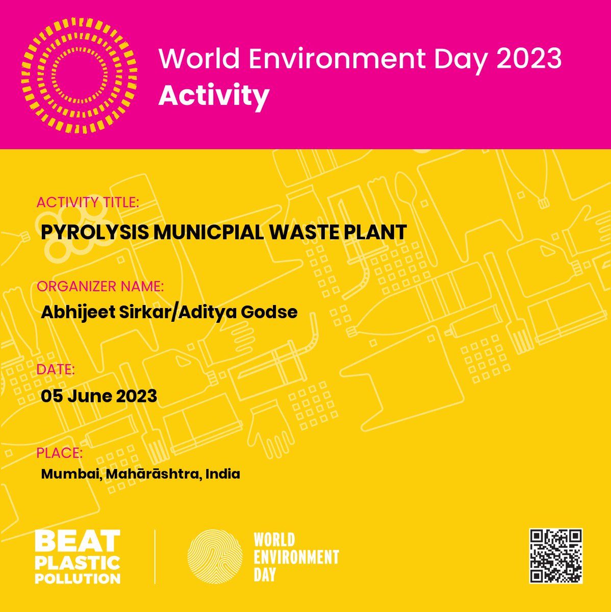 AproGreenTech's tweet image. #BeatPlasticPollution #worldenvironmentday #UNEP #bmc #aprogreentech #mumbai #india #noplastic #zeroresidue #pyrolysis #PMOIndia @narendramodi @nitin_gadkari @CMOMaharashtra @moefcc @UNEP_AsiaPac @unepindia