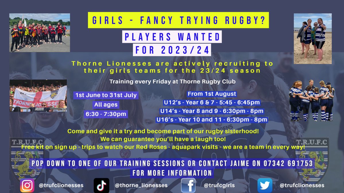 Thorne Lionesses tweet media