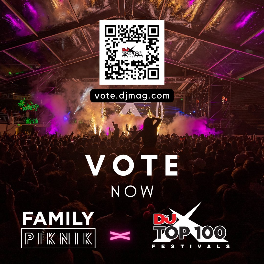 FamilyPiknik's tweet photo. Encore 20 jours pour voter FAMILY PIKNIK 🙌
https://t.co/uZ0B5FAZpJ #top100festivals #FamilyPiknik https://t.co/fnC3T7G5GE