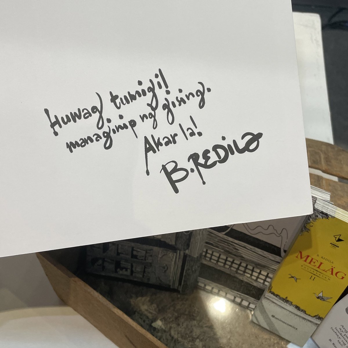 AninoComics's tweet photo. Nagbalikbayan na sa Philippine Book Festival 2023
ang Melag II ni @BongRedila 🕊️

Tara na sa World Trade Center, Komiks Area, Booth G15 ngayong June 2-4! https://t.co/obMlDnBkBP