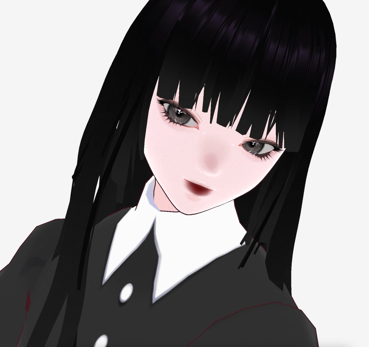 「まつ毛細かくして全体的に手を加えた やばい可愛い」|細川成美のイラスト