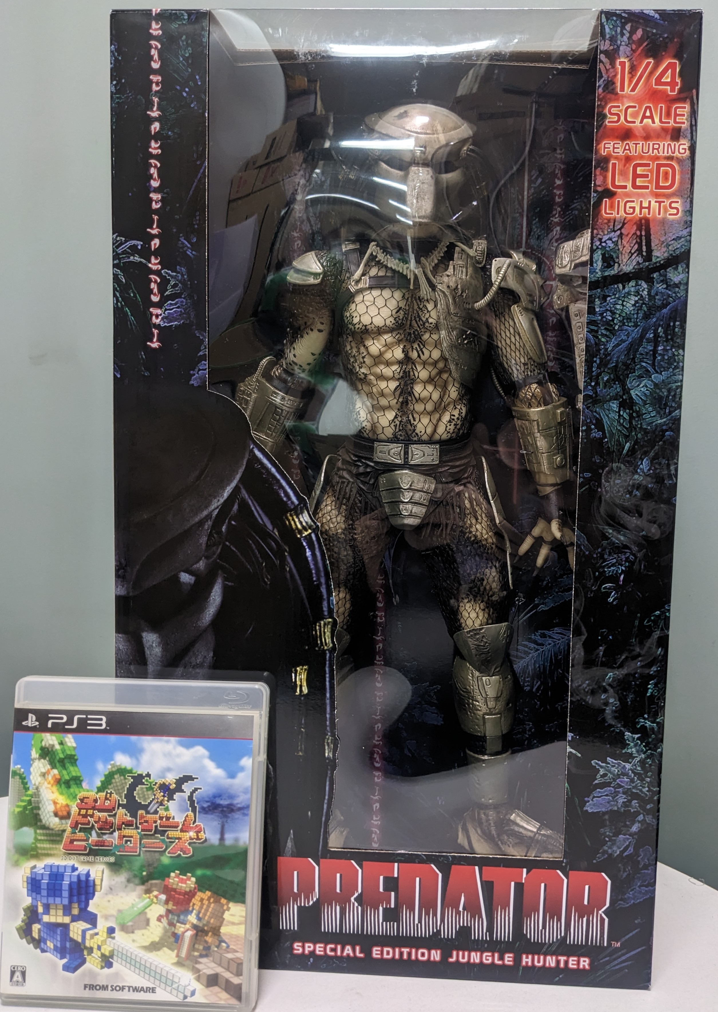 人気色 Predator ジャングルハンター 1/4 スケールプレデターLEDライト