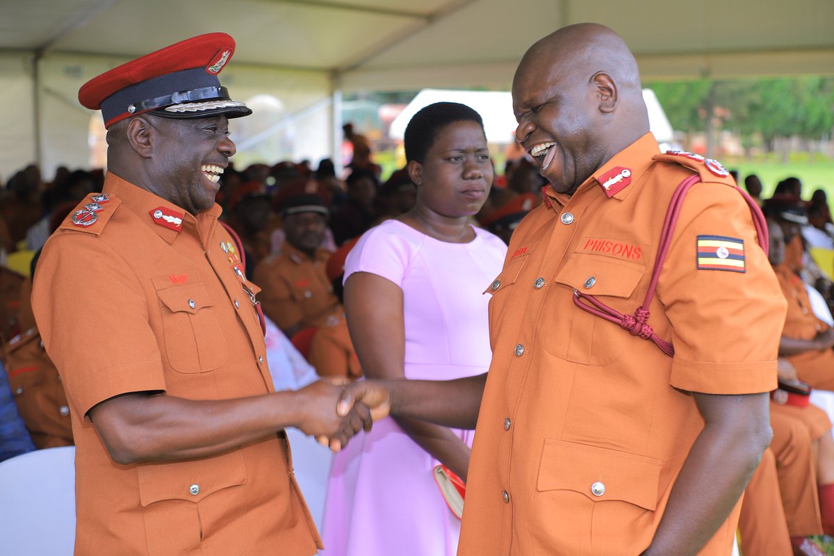 UgandaPrisons's tweet photo. The Deputy Commissioner General of Prisons, Mr. Samuel Akena arrives at the Pipping Ceremony of newly appointed and promoted Senior officers of Uganda Prisons Service in Luzira.
He congratulates them upon the milestone achieved.
#UPSUpdates https://t.co/9uGAkqFu3Y