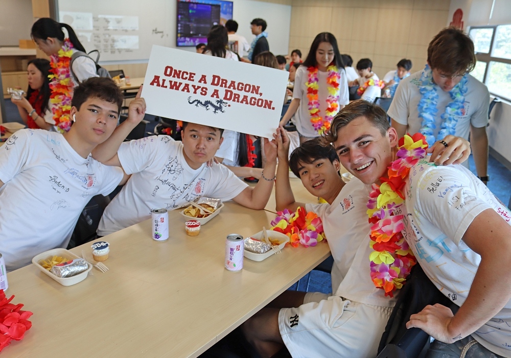 ALWAYS A DRAGON! 🐉 Is the message that #Alumni Relations reminded our newest batch of #graduates as they were initiated into a global community of #HKIS #Dragons. This #support network is proof that once you're a dragon, you're ALWAYS A DRAGON. 🎉 #hkisalumni