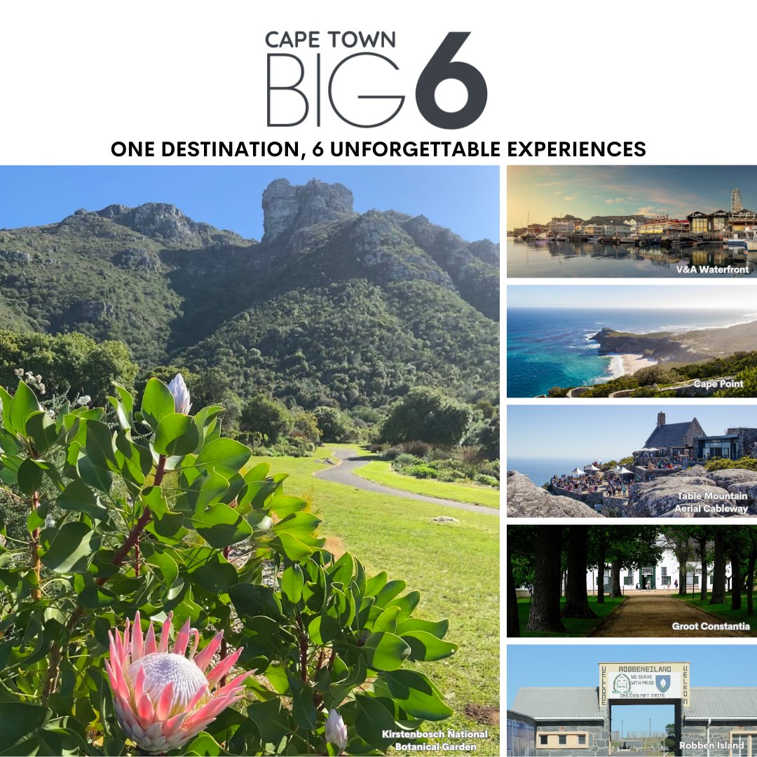 The Cape Town Big 6 is a collection of the finest attractions in the city, and we're thrilled to be one of the six members. Follow @ctbig6 to explore exclusive experiences and discover why Cape Town is considered one of the best cities in the world. #kirstenboschnbg #capetownbig6