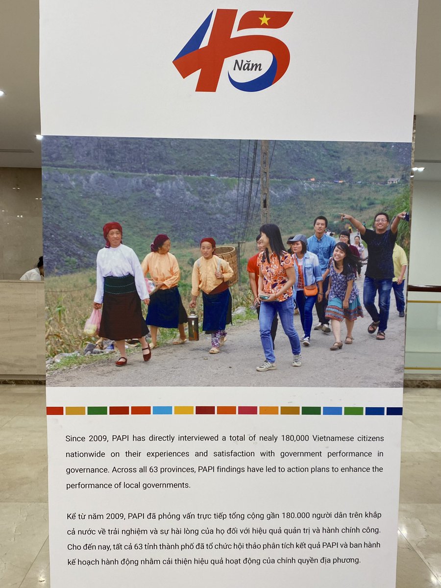 PAPI_Vietnam's tweet photo. #PAPIvn has been @UNDPVietNam’s flagship research & policy advice programme for 14 years, about 1/3 of our Country Office’s 45 years of service in 🇻🇳! We are grateful for the continued support from our development partners (Australia & Ireland) after @SwissAmbVietnam & Spain!📈🇻🇳 https://t.co/uOc4mnsjyR