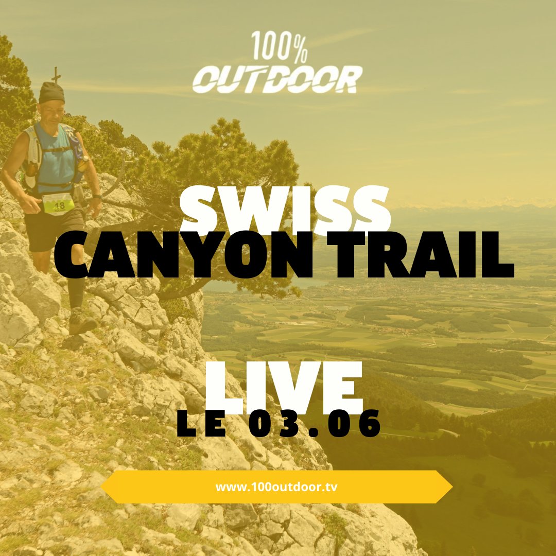 🌟Rejoignez-nous ce samedi 3 juin dès 7h pour la diffusion gratuite du Swiss Canyon Trail sur 100% Outdoor. 🏃Vibrez au rythme de l'aventure au cœur des canyons suisses ! 📹 @8montblanc #SwissCanyonTrail #trail #100outdoortv #sport #sportoutdoor #outdoor